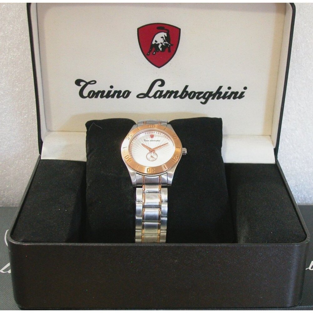 Tonino Lamborghini Women's  Rose Gold & Silver Stainless Steel Watch